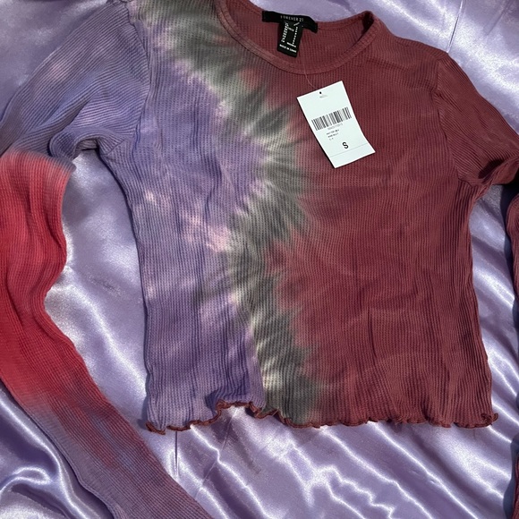 Forever 21 tie dye longsleeve - Picture 3 of 4